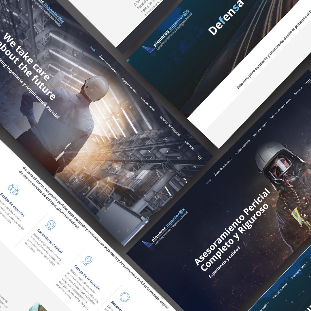Página web de Piqueras Ingenieros