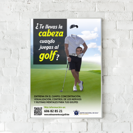 Cartel de Golf con Cabeza, Centro Nacional de Golf