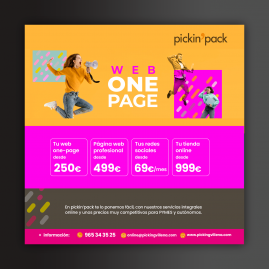 Trabajo promoción páginas web Picking Pack