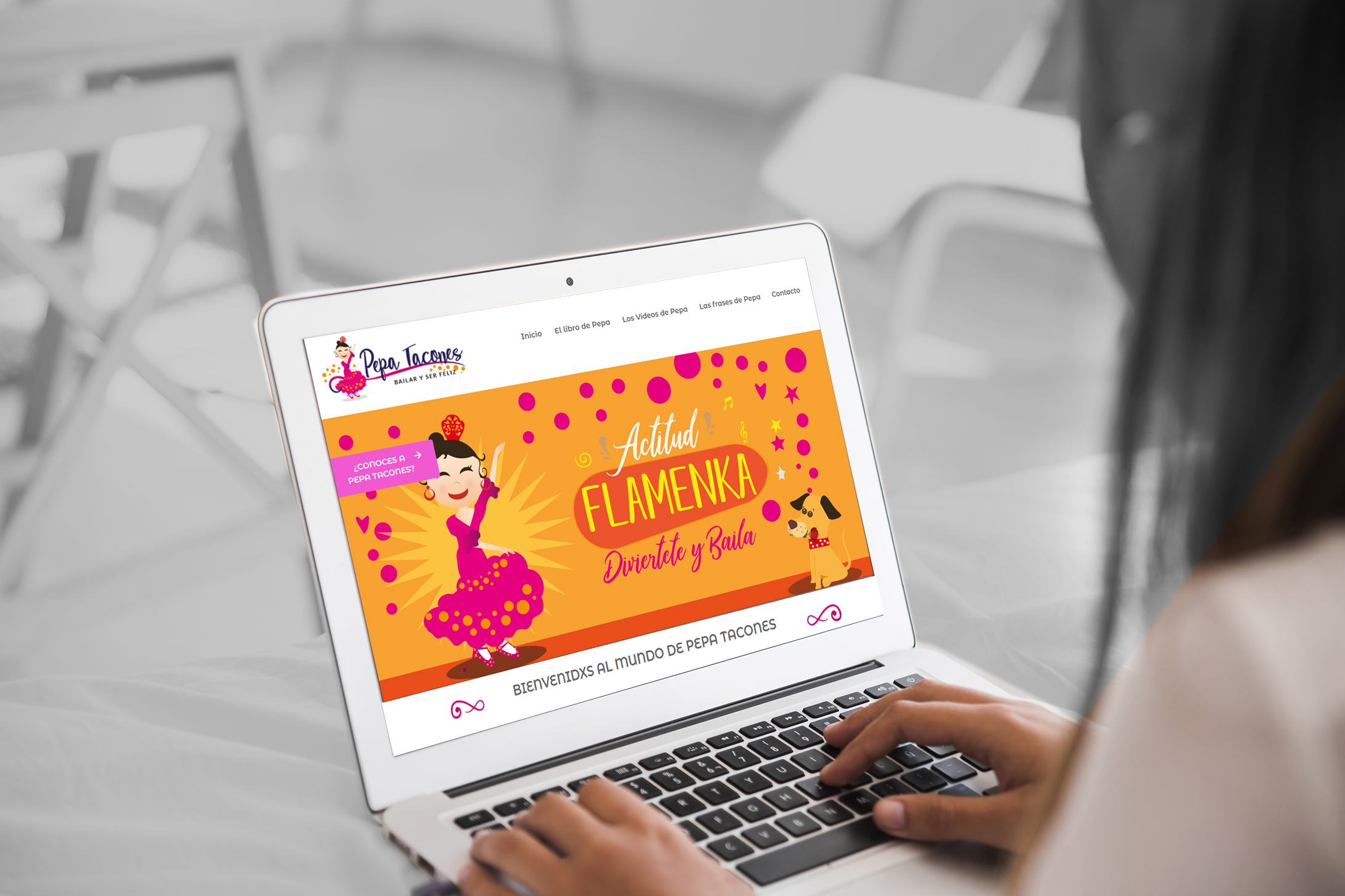 Imagen del proyecto web de Pepa Tacones