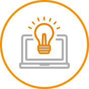 Icono para sección línea creativa de integra comunicación